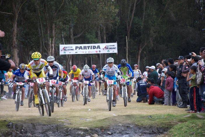 Cycling at the Andean Festival 2013